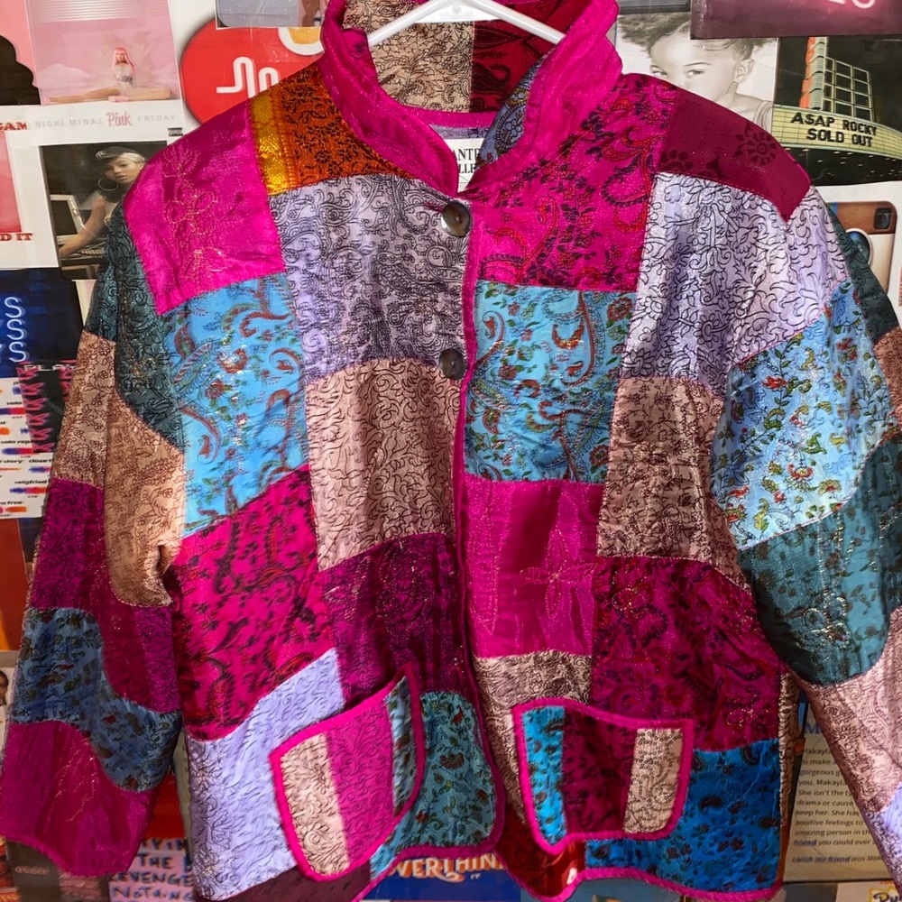 Vintage Silk Bomber